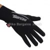 Santini Krios Windstopper Water Resistant Xfree Full Finger Gloves