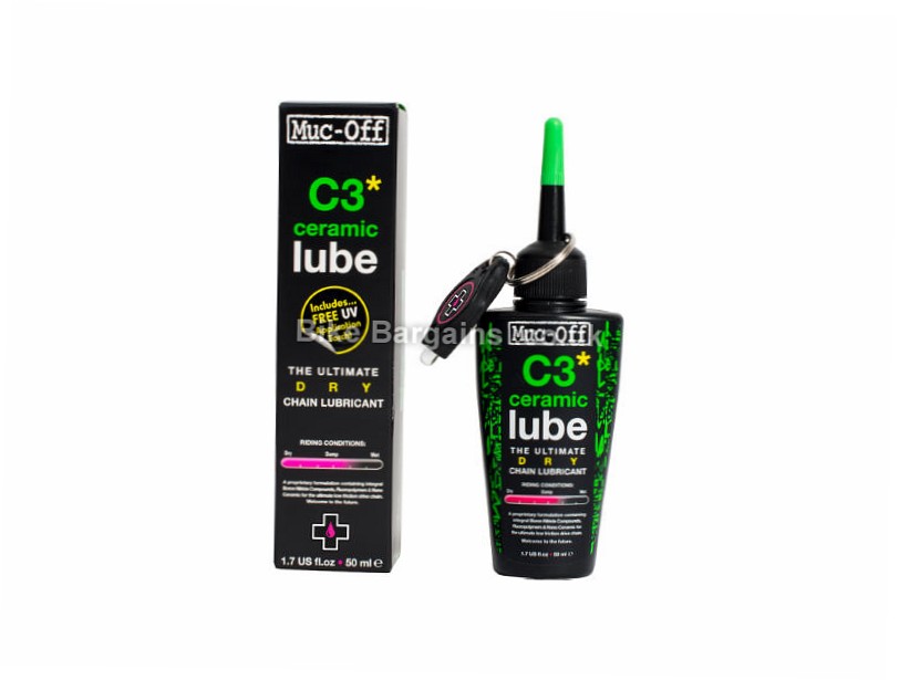 Muc-Off C3 Dry Ceramic Lube 50ml Bottle - £8! | Lube