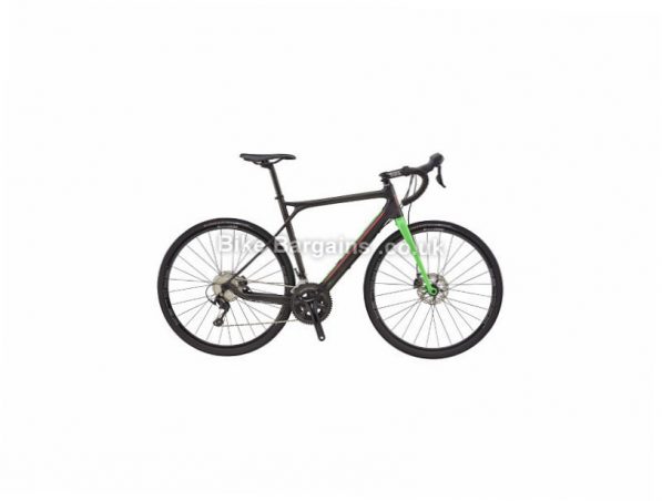 black and green road bike