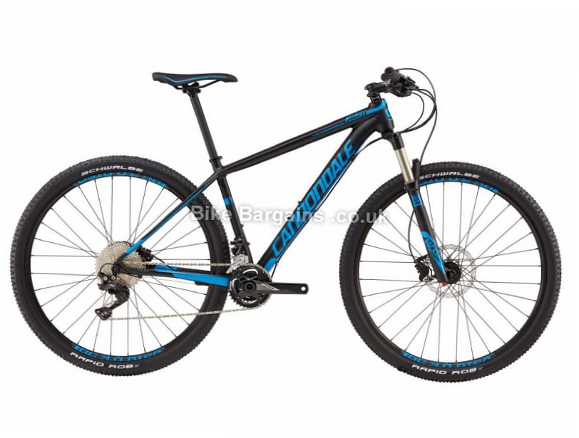 blue cannondale mountain bike