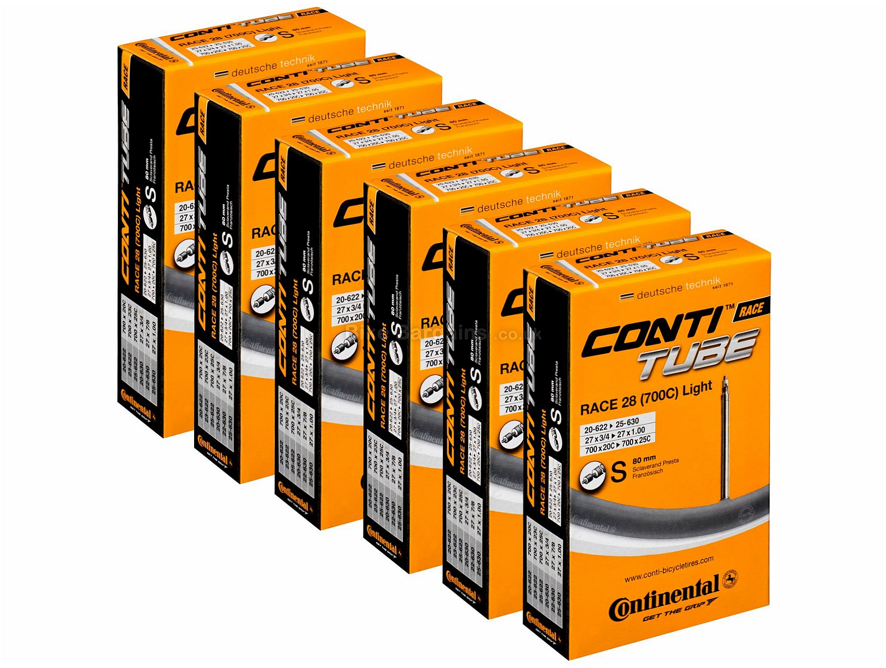 continental light road long valve inner tube