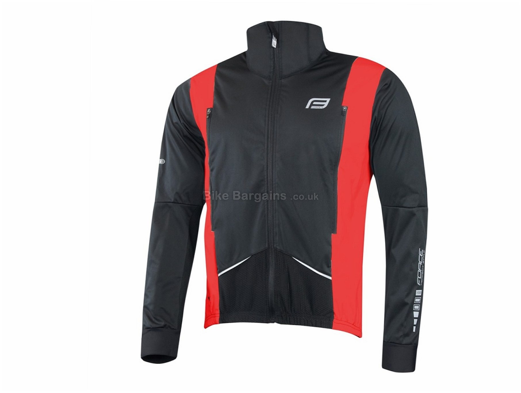 red cycling jacket
