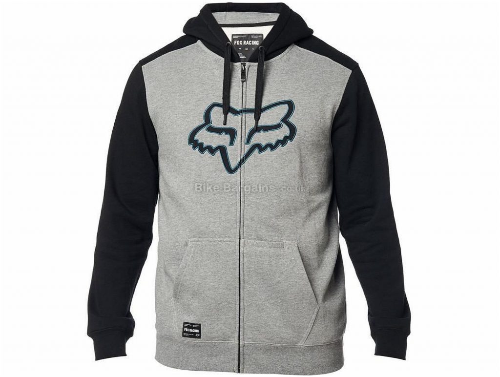 £24 Fox Clothing Destrakt Zip Fleece Casual Hoodie - Save £46!