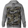 Fox Clothing Pivot Zip Casual Fleece Hoodie