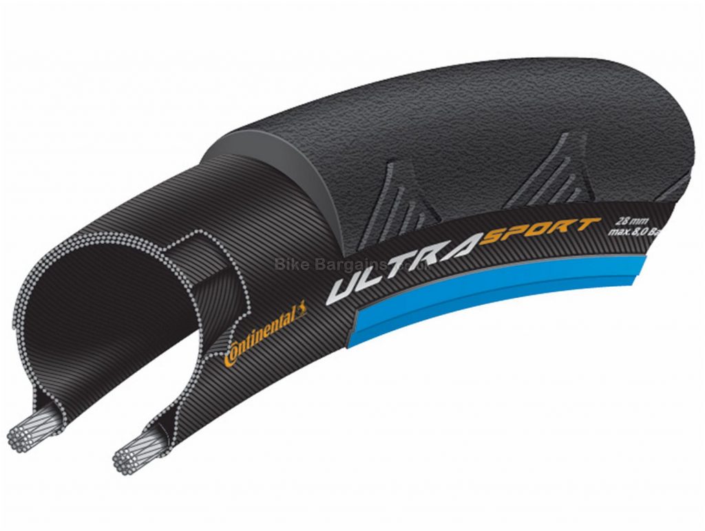 £7 Continental Ultra Sport II Wire Road Tyre Save £18!