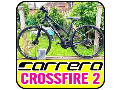 Carrera Crossfire 2 Womens Hybrid Bike 375 Hybrids City Bikes