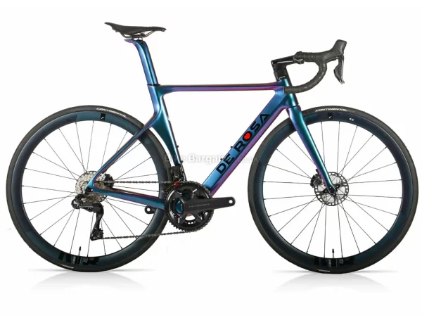 De Rosa SK Pininfarina Ultegra R8150 Di2 Carbon Road Bike 2022 50cm,52cm,54cm, Blue, Black, 700c wheels, Carbon Frame, Disc Brakes, Ultegra 24 Speed Drivetrain